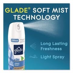 Glade 7.3 oz Air Freshener - Clean Linen (6/Carton)