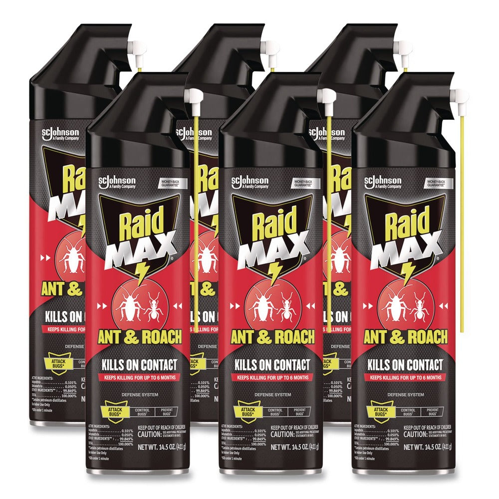 Raid 14.5 oz. Aerosol Spray Ant and Roach Killer - Unscented (6/Carton)