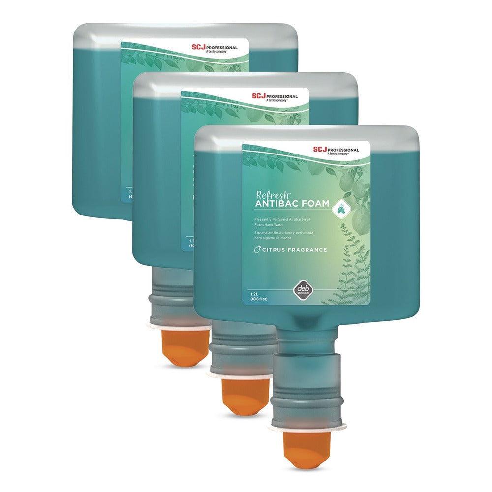 SC Johnson 1.2 L  Refresh Foaming Hand Soap Touch Free Cartridge Refill - Citrus Scent (3/Carton)