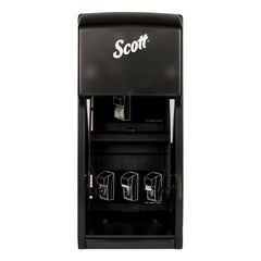 Scott Essential 6 in. x 6.6 in. x 13.6 in. Plastic Tissue Dispenser - Smoke (1/Carton)