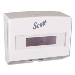 Scott 09214 Scottfold 10.75 in. x 4.75 in. x 9 in. Folded Towel Dispenser - White (1/Carton)