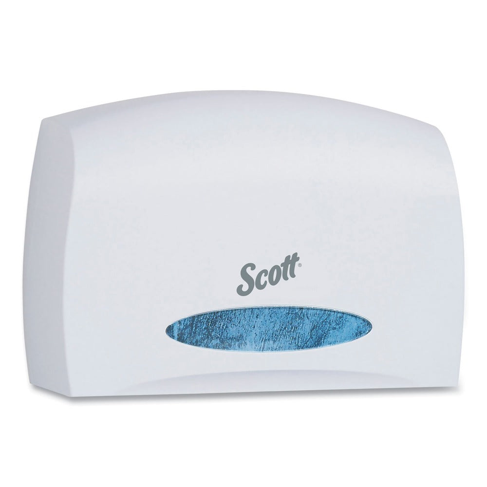 Scott 14.25 in. x 6 in. x 9.75 in. Essential Coreless Jumbo Roll Tissue Dispenser - White