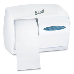 Scott Essential 11 1/10 in. x 6 in. x 7 5/8 in. Coreless SRB Tissue Dispenser - White