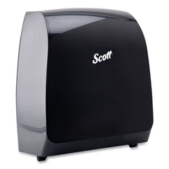 Scott 34346 Pro Mod 12.66 in. x 9.18 in. x 16.44 in. Manual Hard Roll Towel Dispenser - Smoke (1/Carton)