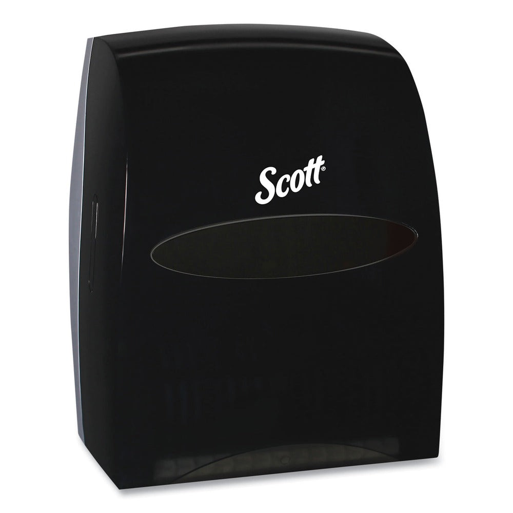 Scott Essential 13.06 in. x 11 in. x 16.94 in. Manual Hard Roll Towel Dispenser - Black (1/Carton)