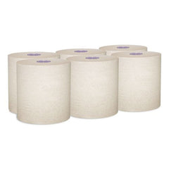 Scott 8 in. x 900 ft. 1-Ply 100 Percent Recycled Hard Roll Paper Towels - Brown (6/Carton)