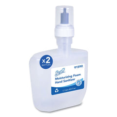 Scott 91590 Pro 1,200 mL Cassette Moisturizing Foam Hand Sanitizer - Fruity Cucumber Scent (2/Carton)