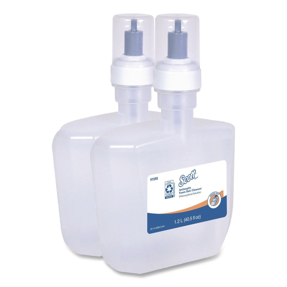 Scott 1200 mL Refill Antiseptic Foam Skin Cleanser- Unscented (2/Carton)