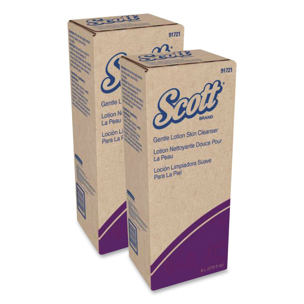 Scott 91721 8L Lotion Hand Soap Cartridge Refills - Floral Scent (2/Carton)