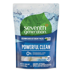 Seventh Generation Natural Automatic Dishwasher Detergent Packs - Free and Clear