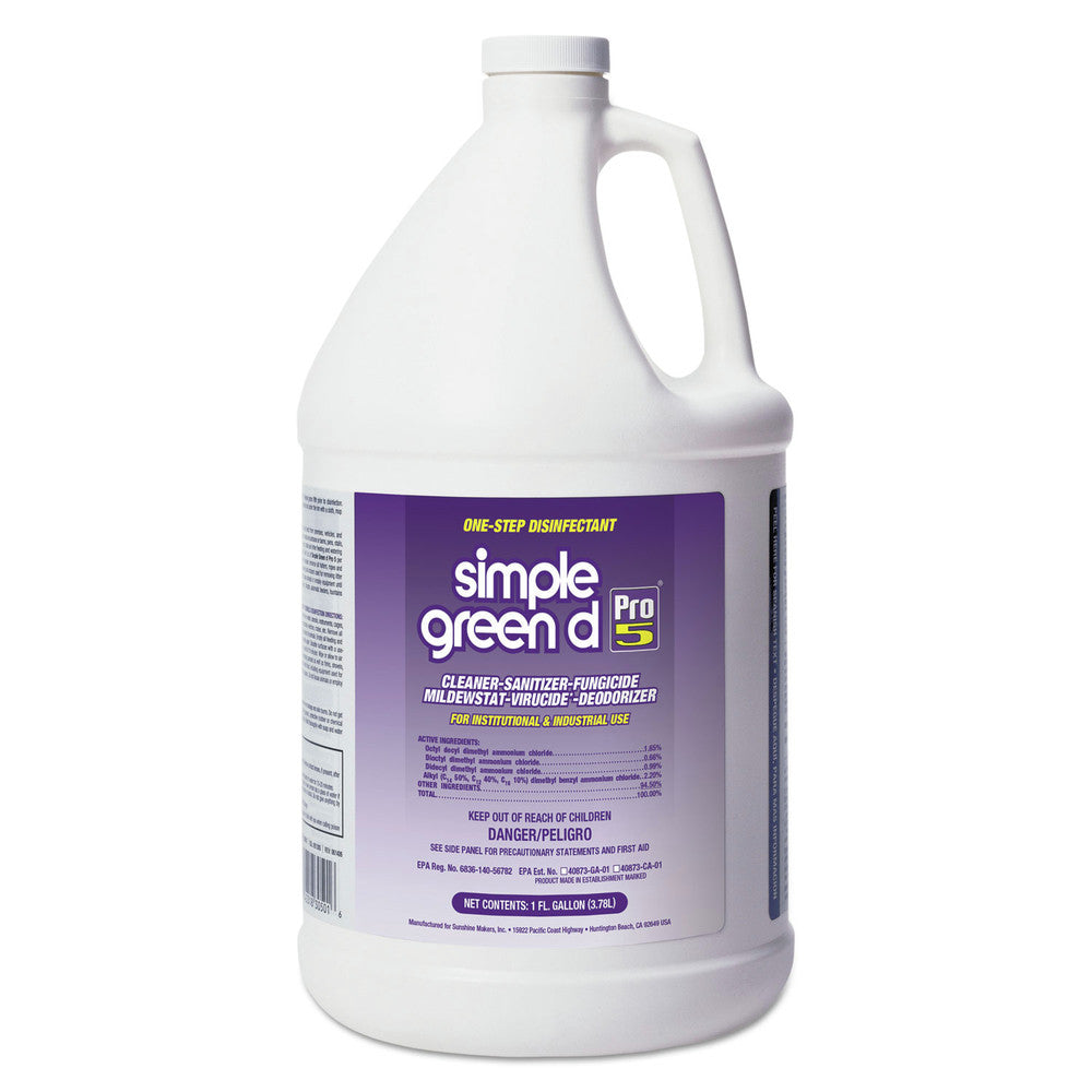 Simple Green 3410000430501 1 gal. D Pro 5 Disinfectant Bottle (4/Carton)