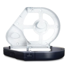 San Jamar 12 in. to 13 in. Roll 22 in. x 5.88 in. x 16.5 in. Quantum JBT Classic Dispenser - Transparent Black Pearl