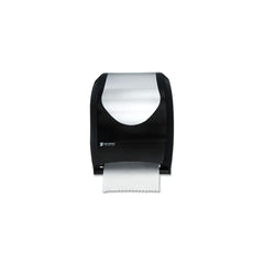 San Jamar 16.75 in. x 10 in. x 12.5 in. Tear-N-Dry Touchless Roll Towel Dispenser - Black/Silver