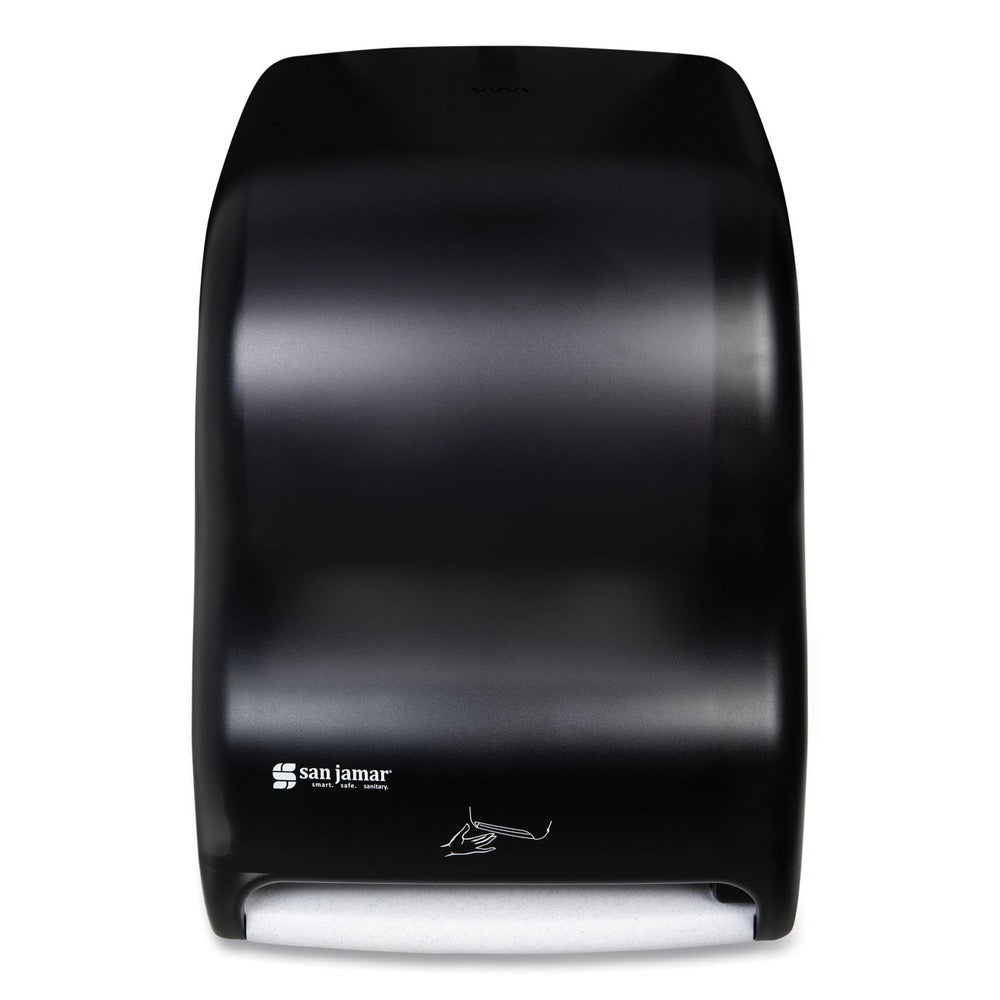 San Jamar T1400TBK 11.75 in. x 9 in. x 15.5 in. Smart System with iQ Sensor Towel Dispenser - Black Pearl