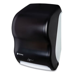 San Jamar T1400TBK 11.75 in. x 9 in. x 15.5 in. Smart System with iQ Sensor Towel Dispenser - Black Pearl