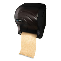 San Jamar 11.75 in. x 9.13 in. x 14.44 in. Tear-N-Dry Essence Touchless Towel Dispenser - Black Pearl
