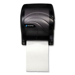 San Jamar 11.75 in. x 9.13 in. x 14.44 in. Tear-N-Dry Essence Touchless Towel Dispenser - Black Pearl