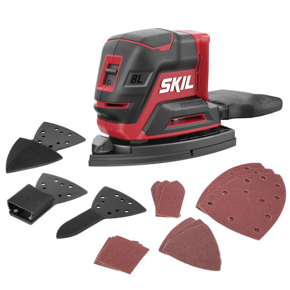 Skil 20V PWRCORE 20 Brushless Compact Lithium-Ion Cordless Multi-Sander (Tool Only)