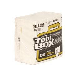 Sellars 660708201002 1-Ply 11.87 x 13 Z300 Quarterfold Wipers - White (12/Carton)