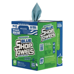 Sellars 1-Ply 10 x 12 TOOLBOX Shop Towels - Blue (4/Carton)