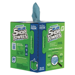 Sellars 1-Ply 10 x 12 TOOLBOX Shop Towels - Blue (4/Carton)