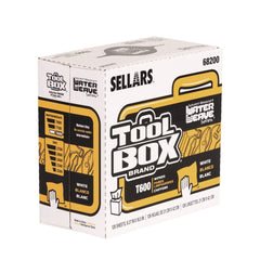 Sellars 1-Ply 8.27 x 16.5 TOOLBOX WaterWeave T600 Wipers - White (10/Carton)