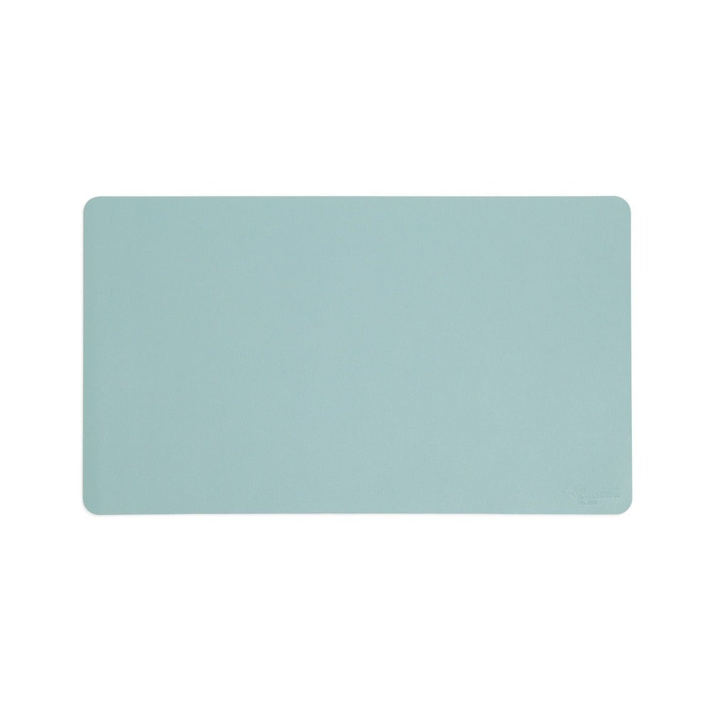 Smead 23.6 in. x 13.7 in. Vegan Leather Desk Pads - Light Blue