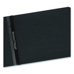 Smead 8.5 x 11 2 in. Capacity Two-Piece Prong Fastener Premium Pressboard Report Cover - Black/Black