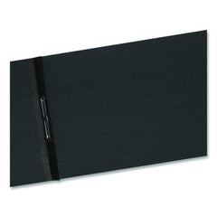 Smead 8.5 in. x 14 in. 3 in. Capacity Two-Piece Prong Fastener Premium Pressboard Report Cover - Black