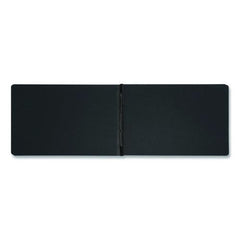 Smead 11 x 17 3 in. Capacity Two-Piece Prong Fastener Premium Pressboard Report Cover - Black/Black