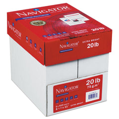 Navigator 97 Bright 20 lbs. Bond Weight 8.5 in. x 11 in. Premium Multipurpose Copy Paper - White (1-Pallet)