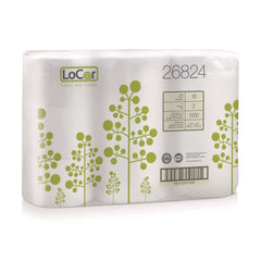 LoCor 2-Ply High-Capacity Bath Tissue - White (18 Rolls/Carton)