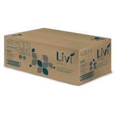 Livi VPG Select 9.45 in. x 9.06 in. 1-Ply Multifold Towel - White (16/Carton)