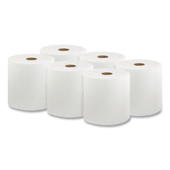 Livi VPG Select 8 in. x 1000 ft. 1-Ply Hard Wound Roll Towel - White (1-Carton)