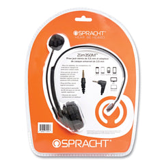 Spracht ZuM350M Monaural Over The Head Headset - Black
