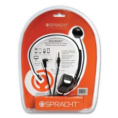 Spracht ZuM350M Monaural Over The Head Headset - Black
