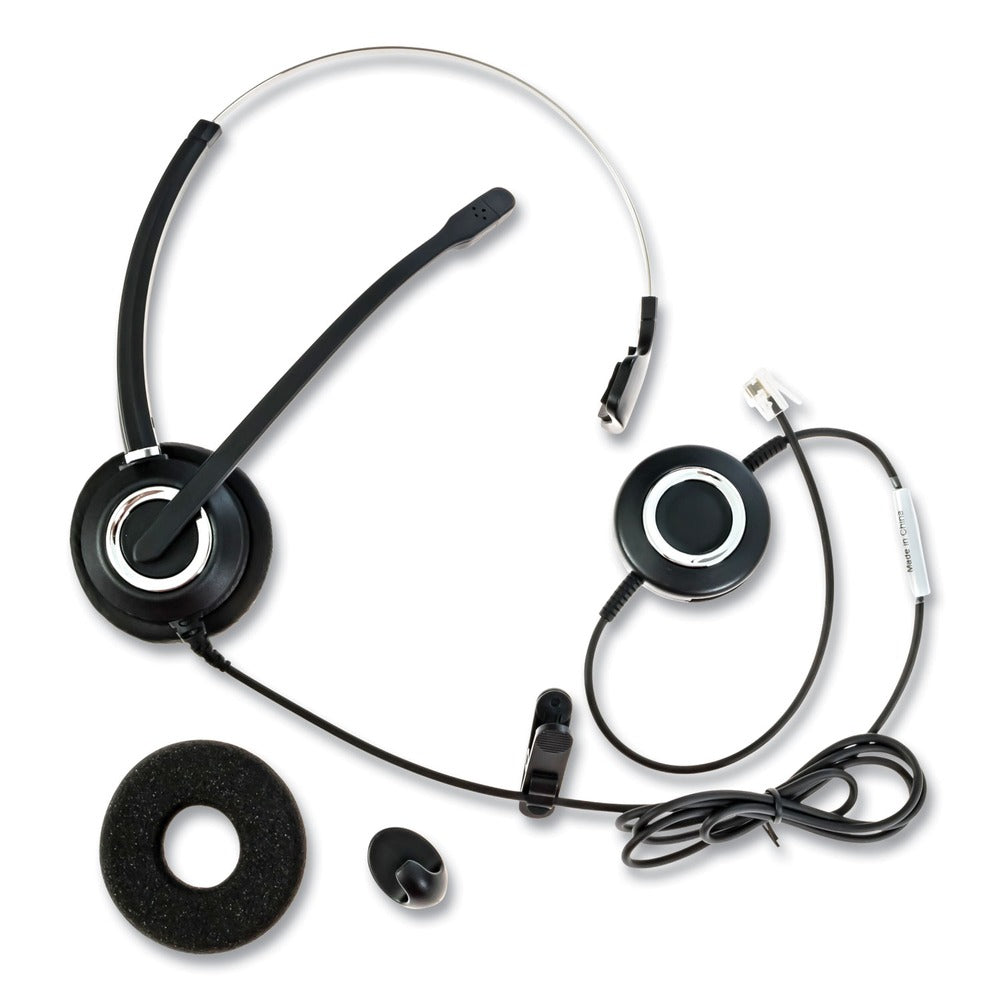Spracht ZuM ZuMRJ9M Monaural Over The Head Headset - Black