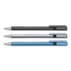 Staedtler Mechanical Pencils, 0.7 mm, HB (#2), Black Lead, Light Blue Barrel, 10/Box