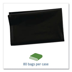 Stout by Envision 33 in. x 45 in. 2 mil. 35 Gallon Insect-Repellent Trash Bags - Black (80/Box)