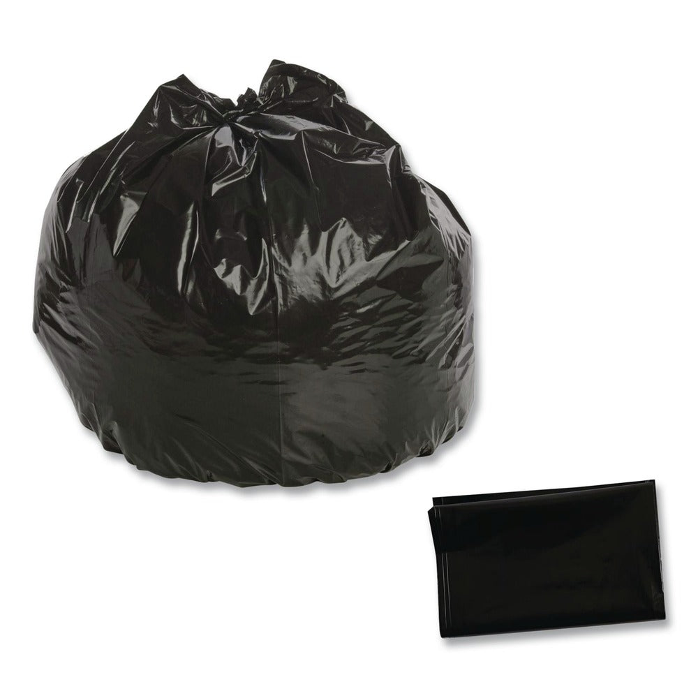 Stout by Envision 37 in. x 52 in. 55-Gallon 2 mil. Insect-Repellent Trash Bags - Black (65/Box)