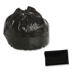 Stout by Envision 37 in. x 52 in. 55-Gallon 2 mil. Insect-Repellent Trash Bags - Black (65/Box)