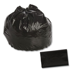 Stout by Envision 30 in. x 39 in. 1.3 mil. 30 Gallon Total Recycled Content Plastic Trash Bags - Brown/ Black (100/Carton)