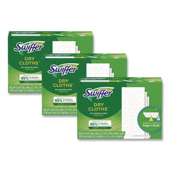 Swiffer 81216 10.4 in. x 8 in. Dry Refill Cloths - White (156/Carton)