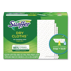 Swiffer 81216 10.4 in. x 8 in. Dry Refill Cloths - White (156/Carton)