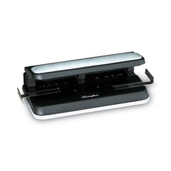 Swingline 32-Sheet Easy Touch 2- to 3-Hole Punch with Cintamatic Centering - Black/Gray