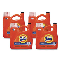 Tide 125 oz. Pour Bottle 100 Loads HE Liquid Laundry Detergent - Original Scent (4/Carton)