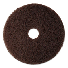 3M 20 in. Diameter Low-Speed High Productivity Floor Pad 7100 - Brown (5/Carton)