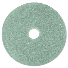3M 3100 19 in. Diameter Ultra High-Speed Floor Burnishing Pads - Aqua (5/Carton)