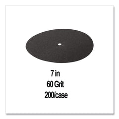 3M Regalite Hookit 7 in. x NH 60 Grit Floor Surfacing Discs (200/Carton)