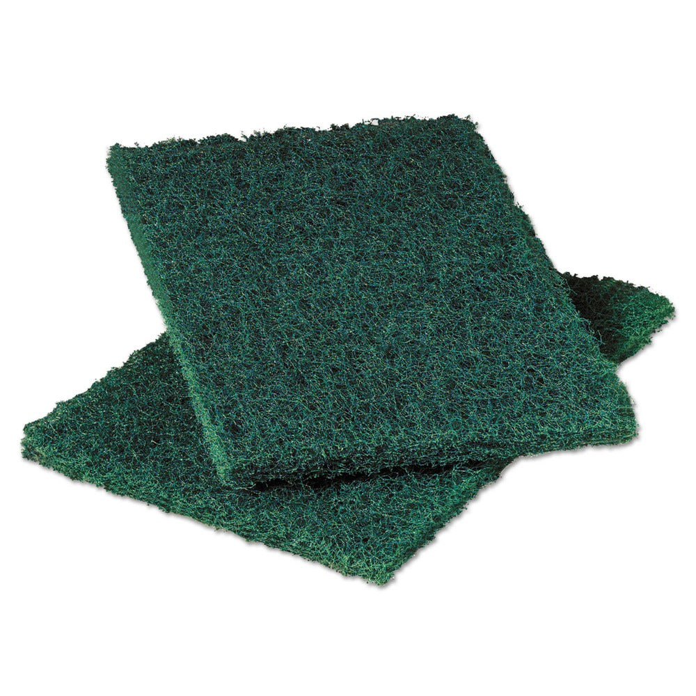 Scotch-Brite PROFESSIONAL 86 6 in. x 9 in. Heavy-Duty Scouring Pad 86 - Green (12/Pack, 3 Packs/Carton)